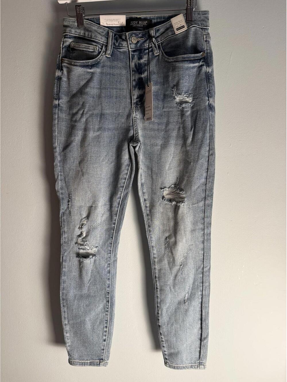 Judy Blue Jeans Kaylee High Rise Skinny Stretch Light Blue 9/29 JB82330 NWT